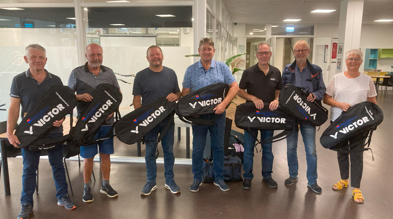 Sportstasker der blev udleveret lørdag den 13. september 2025